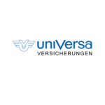 Logo von uniVersa Versicherungen auf weißem Grund