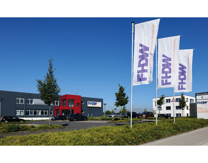 Der Campus der FHDW in Mettmann