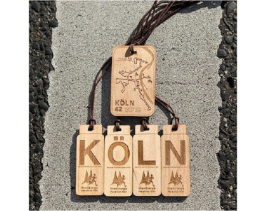 Rheinenergie Köln Marathon 2019 – Medaillen aus Holz für die Staffel