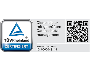 TÜV zertifiziert PropertyExpert 2019 als Dienstleister mit geprüftem Datenschutzmanagement.