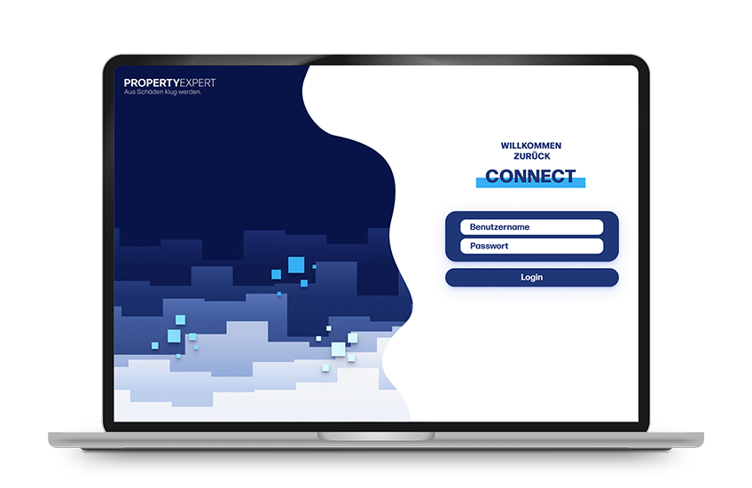 Screenanzeige von PX Connect auf einem MacBook